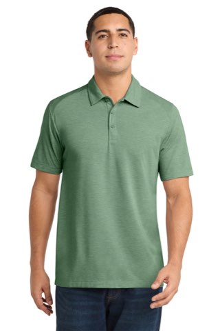 PosiCharge Tri-Blend Wicking Polo - Sport-Tek ST405, ready for custom embroidery or printing