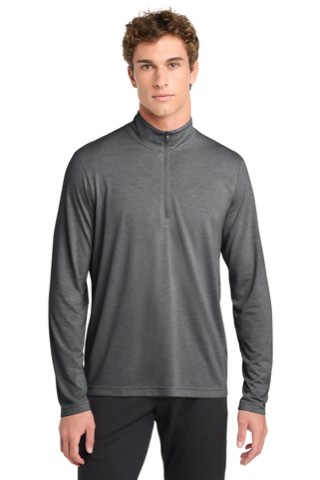 PosiCharge Tri-Blend Wicking 1/4-Zip Pullover - Sport-Tek ST407, ready for custom embroidery or printing