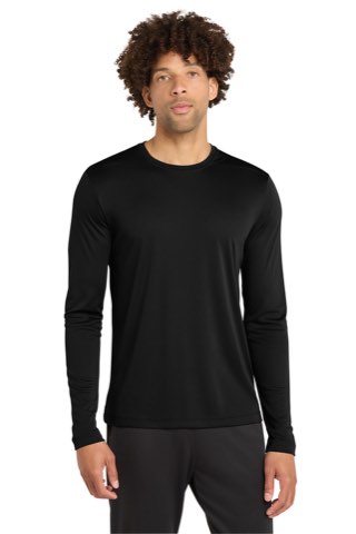Posi-UV Pro Long Sleeve Tee - Sport-Tek ST420LS, ready for custom embroidery or printing