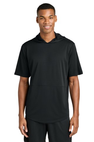 Club Short Sleeve Hoodie - Sport-Tek ST445, ready for custom embroidery or printing