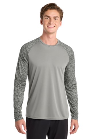 Long Sleeve Digi Camo Tee - Sport-Tek ST460LS, ready for custom embroidery or printing