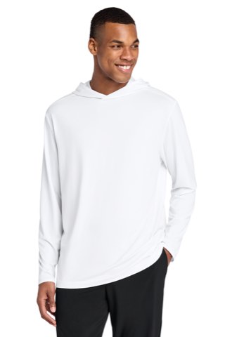 Versa Long Sleeve Pullover Hoodie - Sport-Tek ST492, ready for custom embroidery or printing
