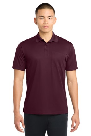 Micropique Sport-Wick Pocket Polo - Sport-Tek ST651, ready for custom embroidery or printing