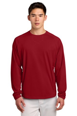 Sport-Wick Stretch Pocketed Crewneck - Sport-Tek ST859, ready for custom embroidery or printing