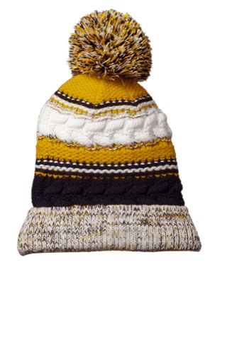 Pom Pom Team Beanie - Sport-Tek STC21, ready for custom embroidery or printing