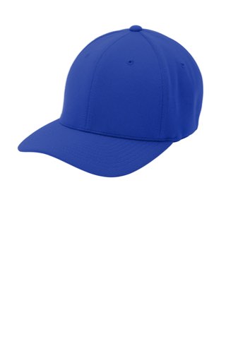 Flexfit Cool & Dry Poly Block Mesh Cap - Sport-Tek STC22, ready for custom embroidery or printing