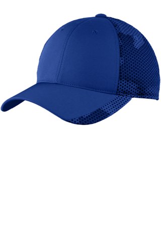 CamoHex Cap - Sport-Tek STC23, ready for custom embroidery or printing