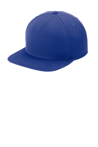 YP Classics Premium 5-Panel Snapback Cap - Sport-Tek STC55, ready for custom embroidery or printing