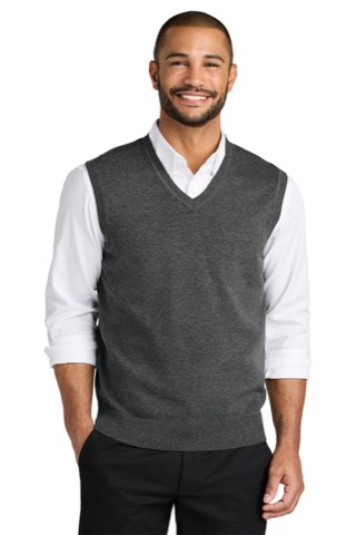 Easy Care Sweater Vest - Port Authority SW2860, ready for custom embroidery or printing