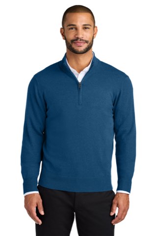 Easy Care 1/4-Zip Sweater - Port Authority SW2900, ready for custom embroidery or printing