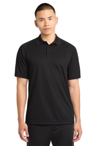 Dry Zone Raglan Polo - Sport-Tek T475, ready for custom embroidery or printing