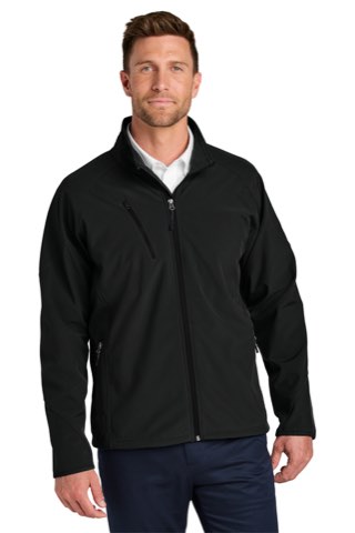 Tall Textured Soft Shell Jacket - Port Authority TLJ705, ready for custom embroidery or printing
