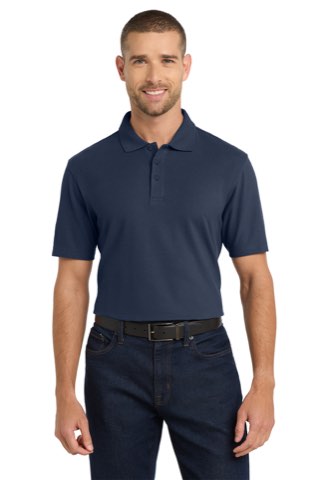 Tall Stain-Release Polo - Port Authority TLK510, ready for custom embroidery or printing