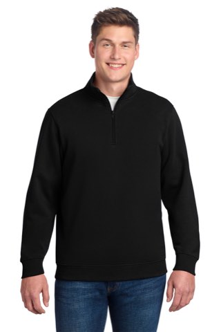 Tall 1/4-Zip Sweatshirt - Sport-Tek TST253, ready for custom embroidery or printing