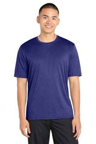 Tall Heather Contender Tee - Sport-Tek TST360, ready for custom embroidery or printing