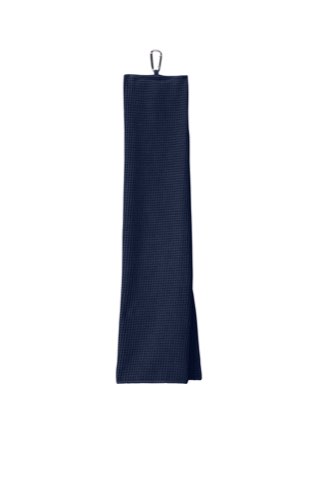 Waffle Microfiber Golf Towel - Port Authority TW60, ready for custom embroidery or printing