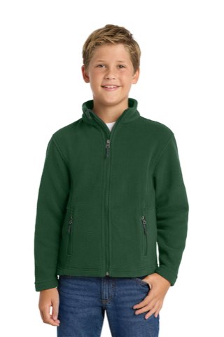 Youth Value Fleece Jacket - Port Authority Y217, ready for custom embroidery or printing