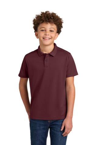 Youth Wearever Performance Pique Polo - Port Authority Y240, ready for custom embroidery or printing