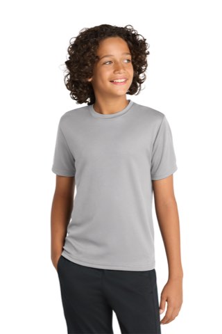 Youth PosiCharge RacerMesh Tee - Sport-Tek YST340, ready for custom embroidery or printing