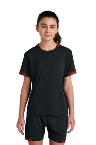 Youth Club Short Sleeve Crew - Sport-Tek YST440, ready for custom embroidery or printing