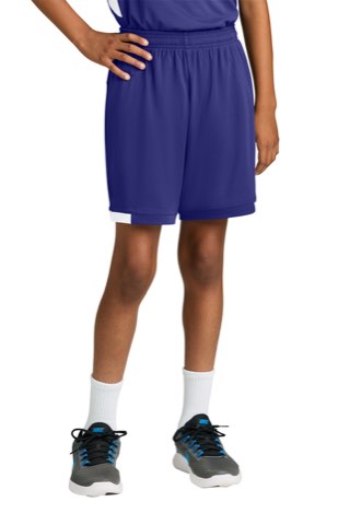 Youth Club 5” Short - Sport-Tek YST4420, ready for custom embroidery or printing
