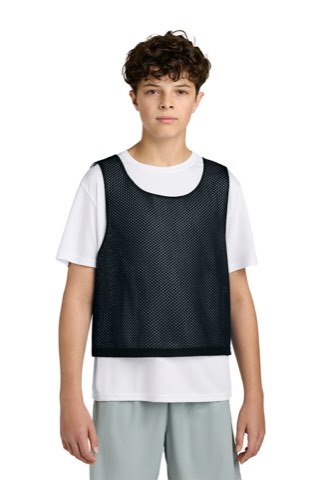 Youth Lacrosse Reversible Pinnie - Sport-Tek YST512, ready for custom embroidery or printing