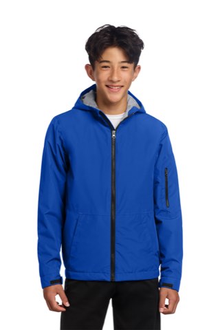 Youth Waterproof Insulated Jacket - Sport-Tek YST56, ready for custom embroidery or printing