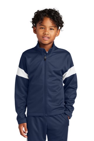 Youth Travel Full-Zip Jacket - Sport-Tek YST800, ready for custom embroidery or printing