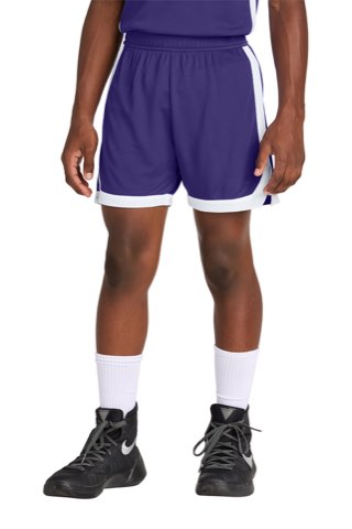 Youth Rival Basketball 5” Short - Sport-Tek YST901, ready for custom embroidery or printing