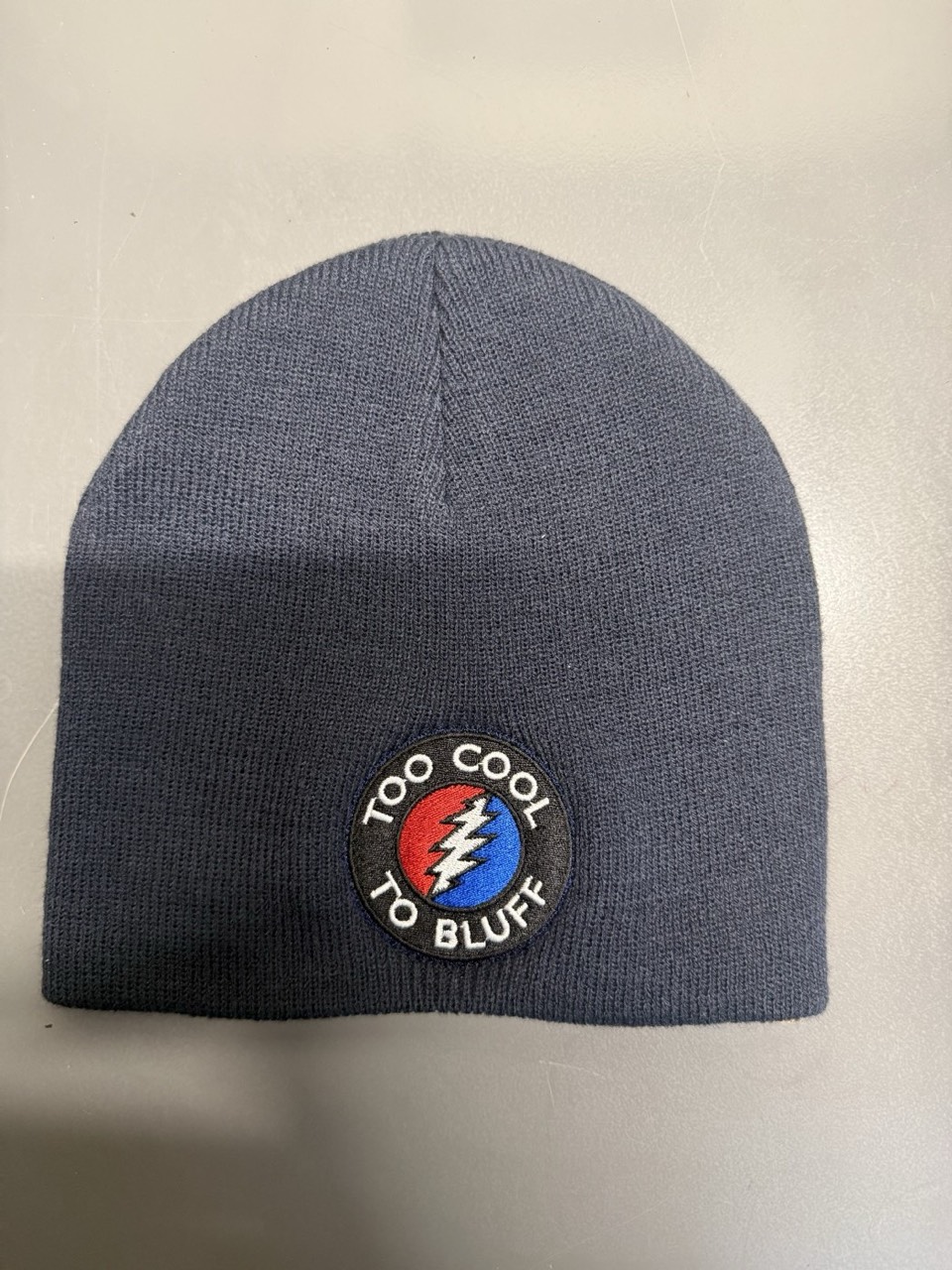 Embroidered beanie by Meadow Prints & Embroidery, serving Belmar, NJ